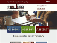 Tablet Screenshot of businessforsaleintampa.com